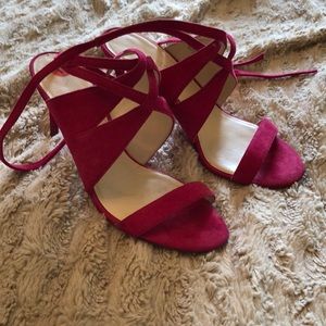Hot Pink nine west heels